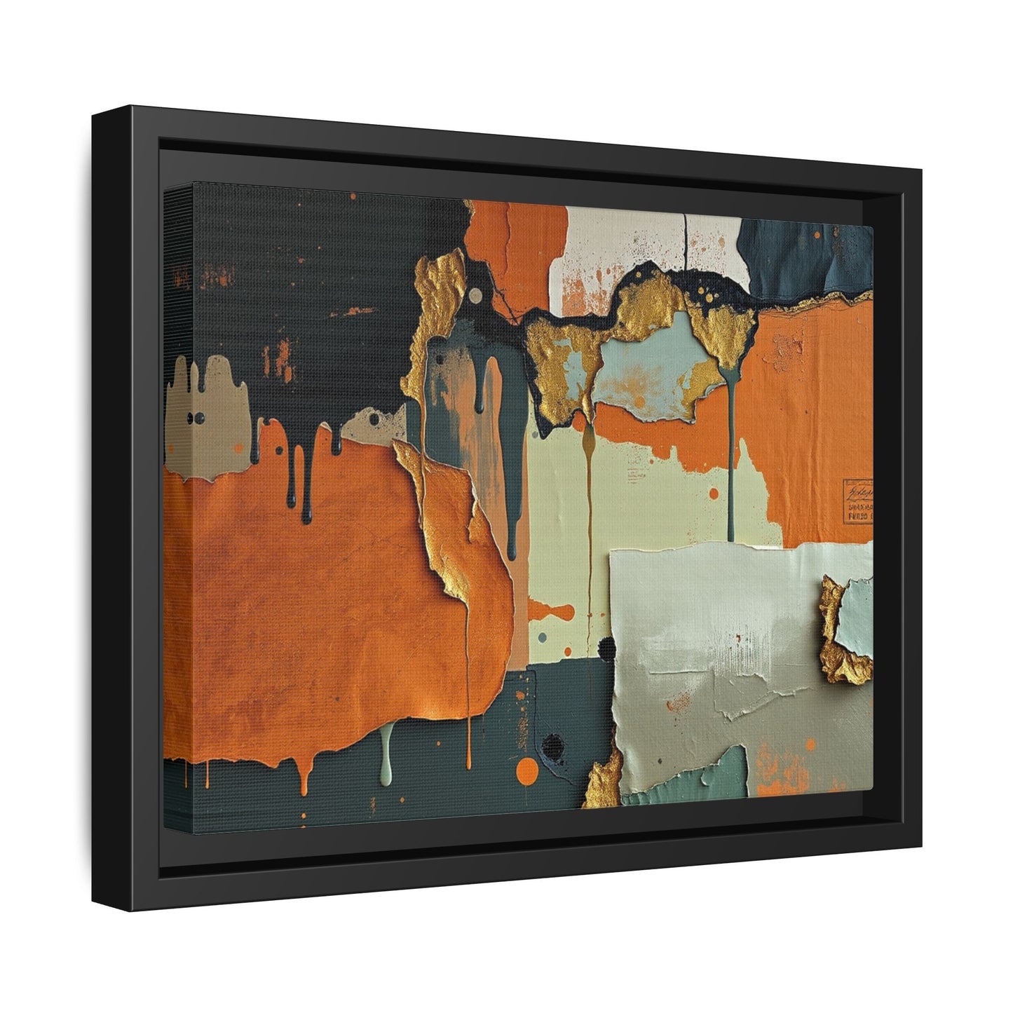 Matte Canvas, Framed (Multi-color)