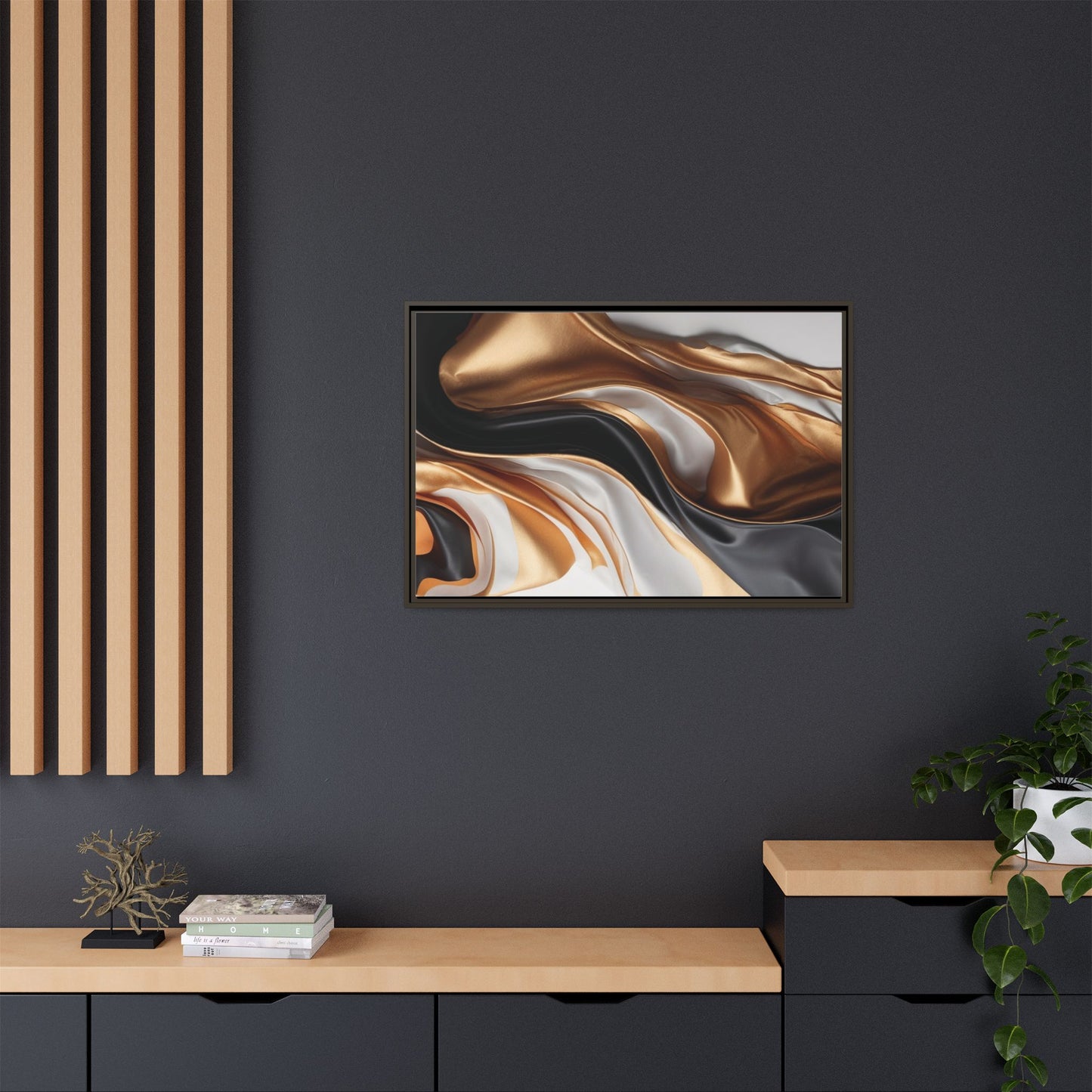 Matte Canvas, Framed (Multi-color)