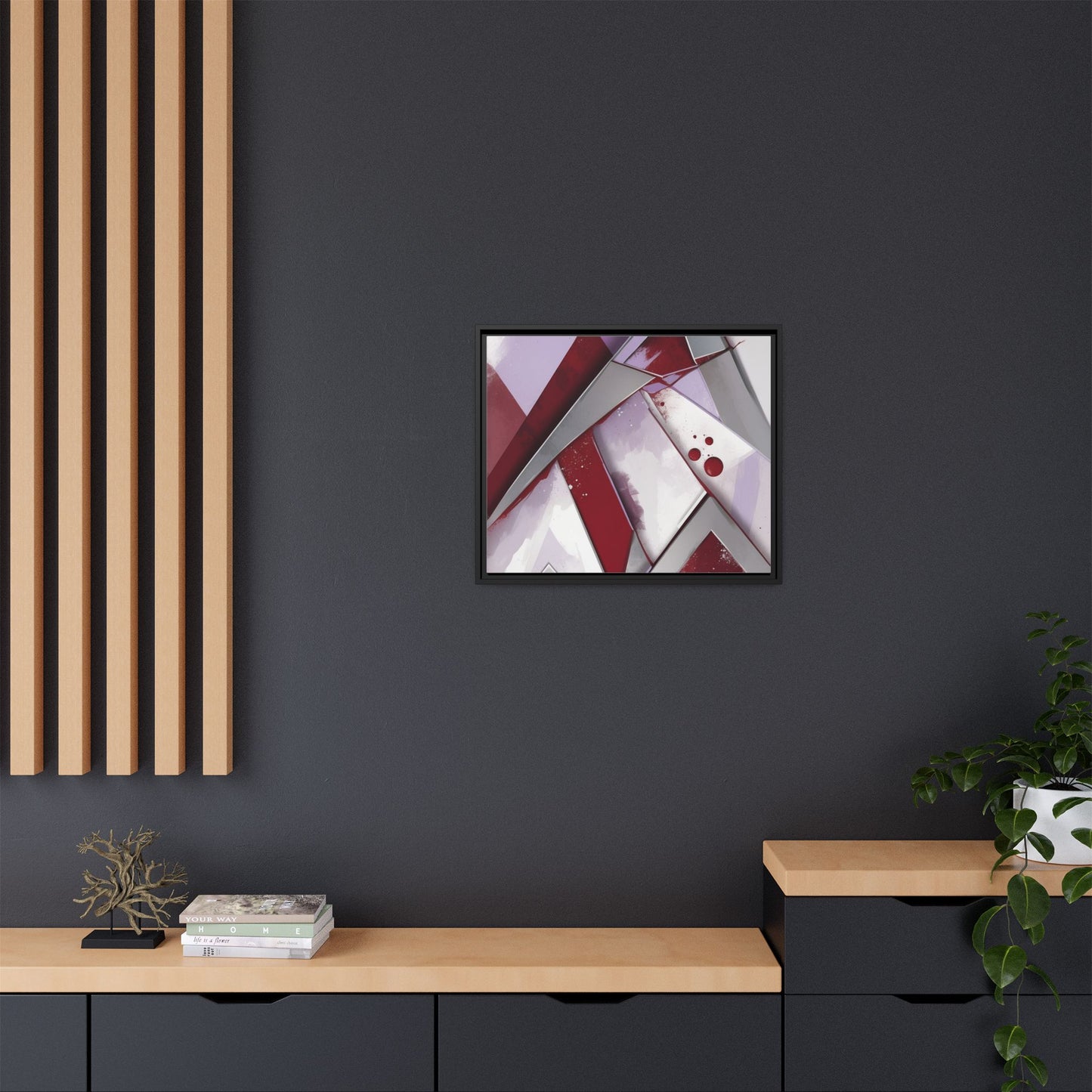 Matte Canvas, Framed (Multi-color)