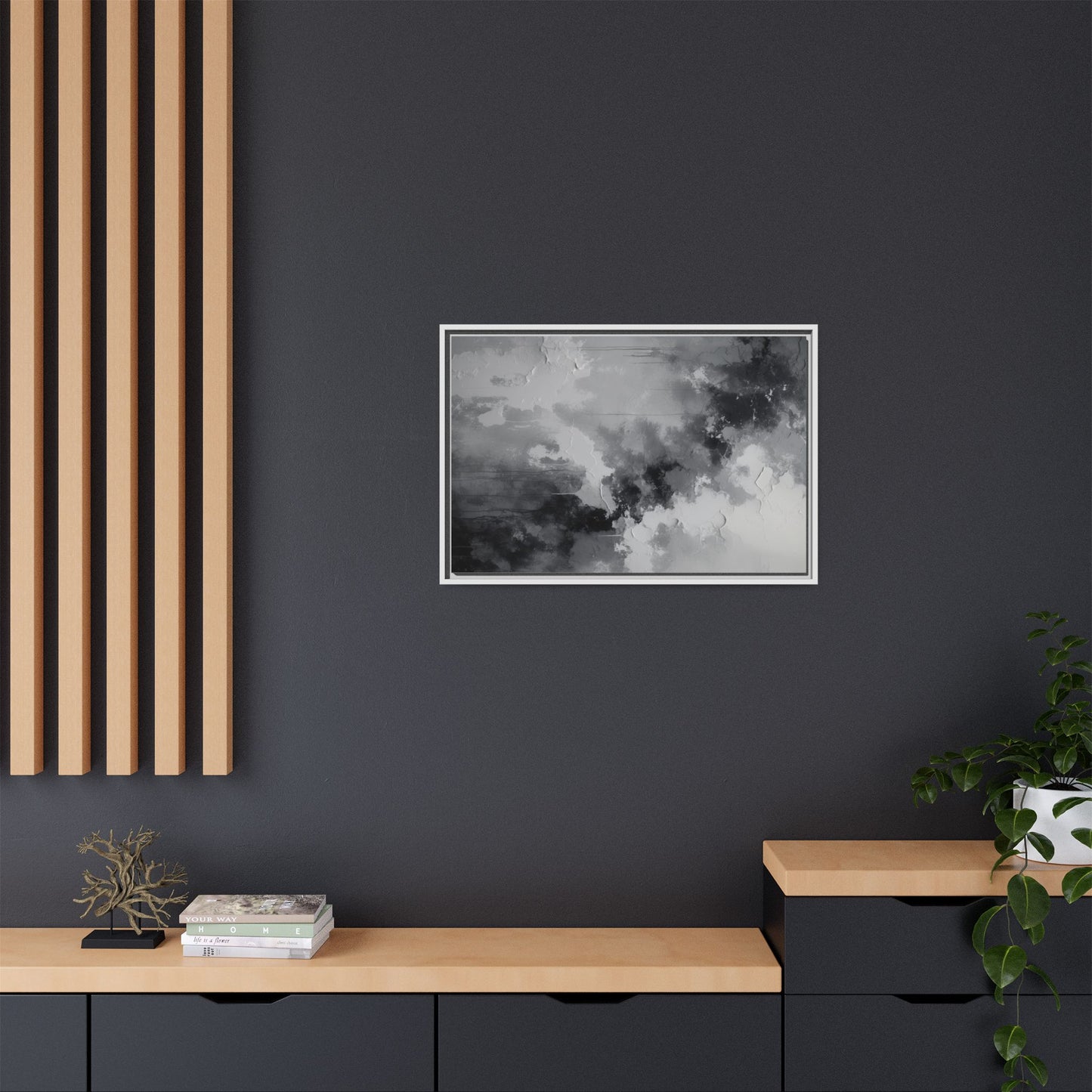 Matte Canvas, Framed (Multi-color)