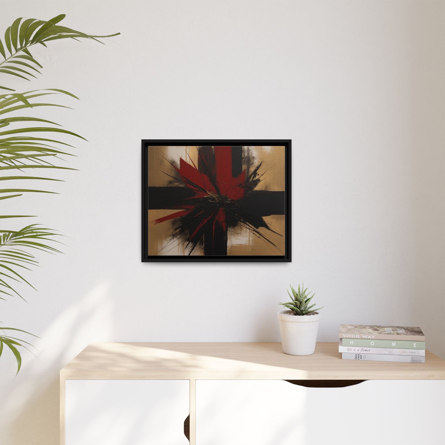 Matte Canvas, Framed (Multi-color)