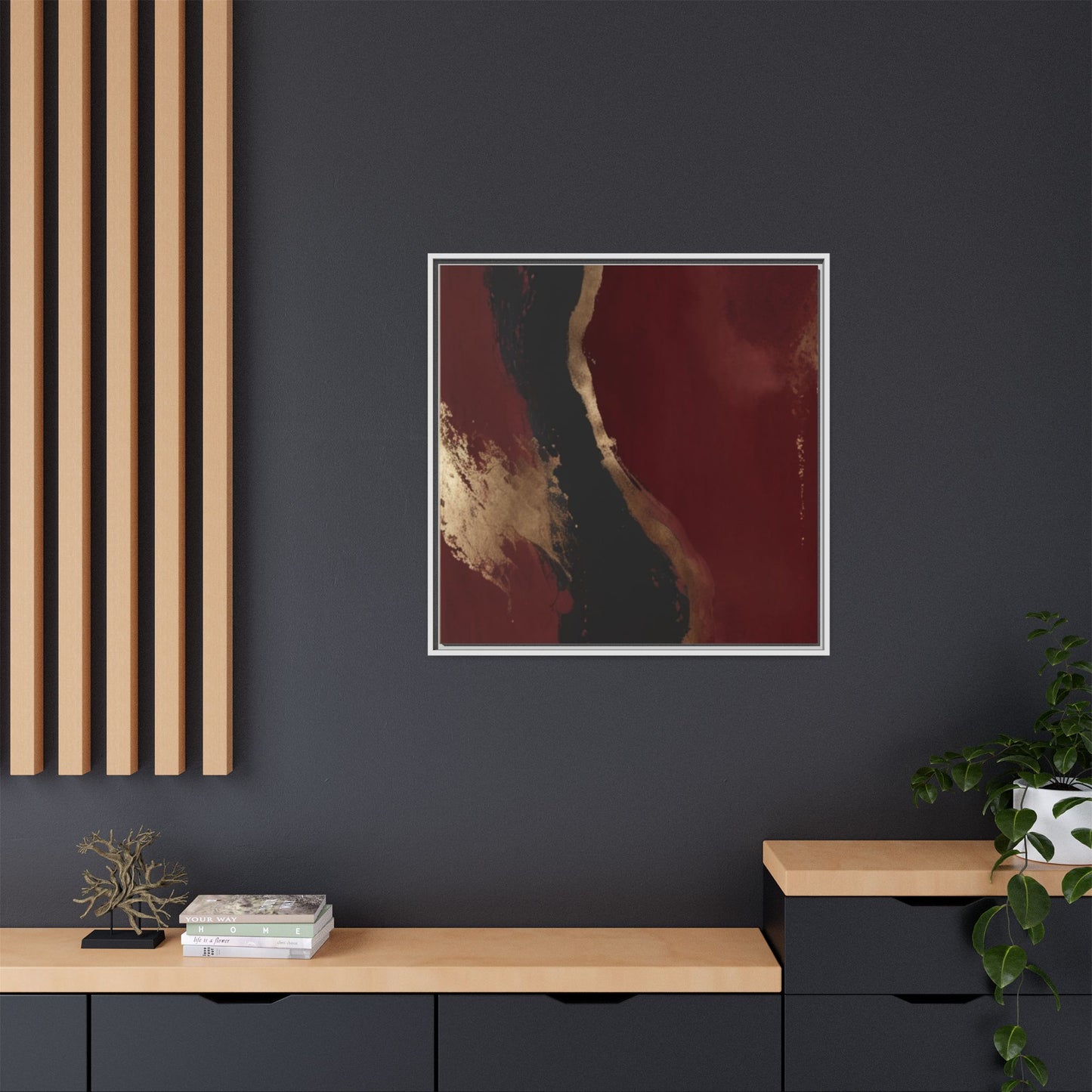 Matte Canvas, Framed (Multi-color)