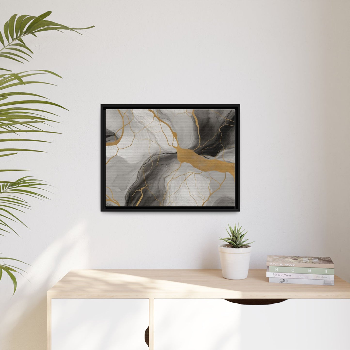 Matte Canvas, Framed (Multi-color)