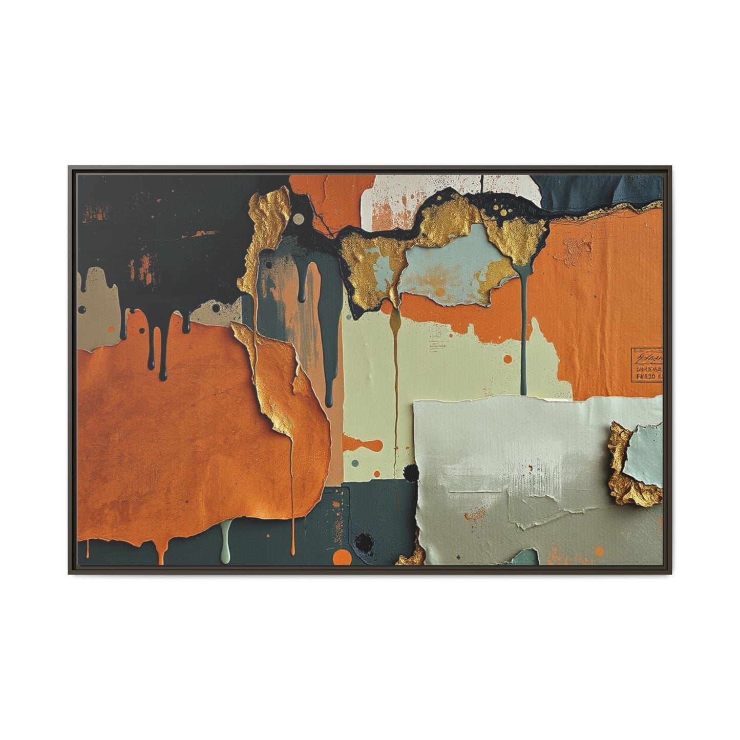 Matte Canvas, Framed (Multi-color)