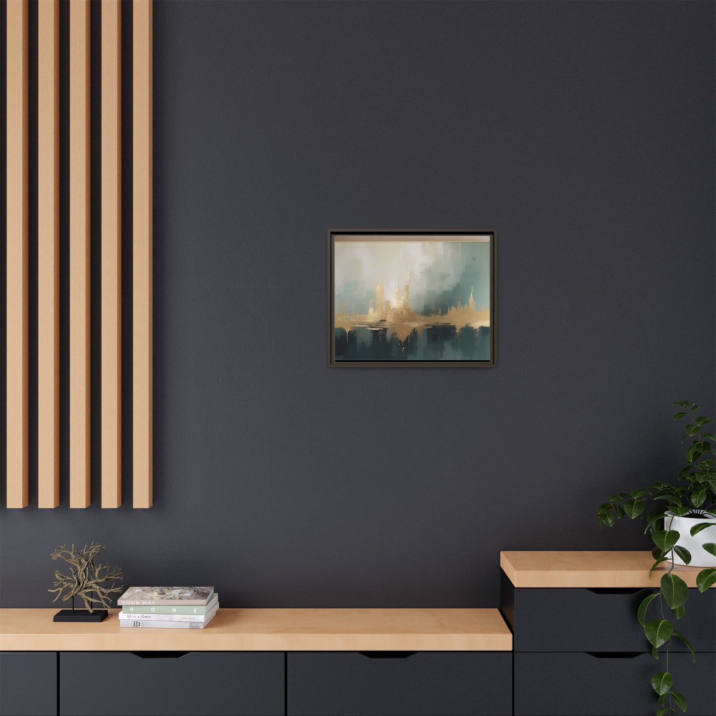 Matte Canvas, Framed (Multi-color)