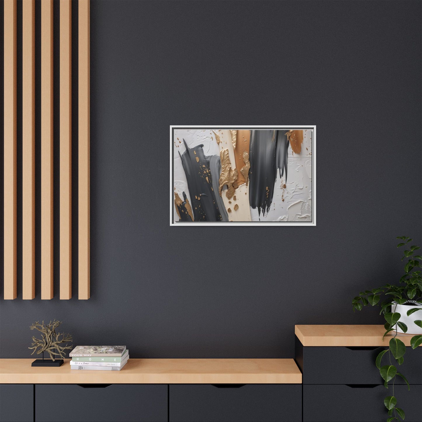 Matte Canvas, Framed (Multi-color)
