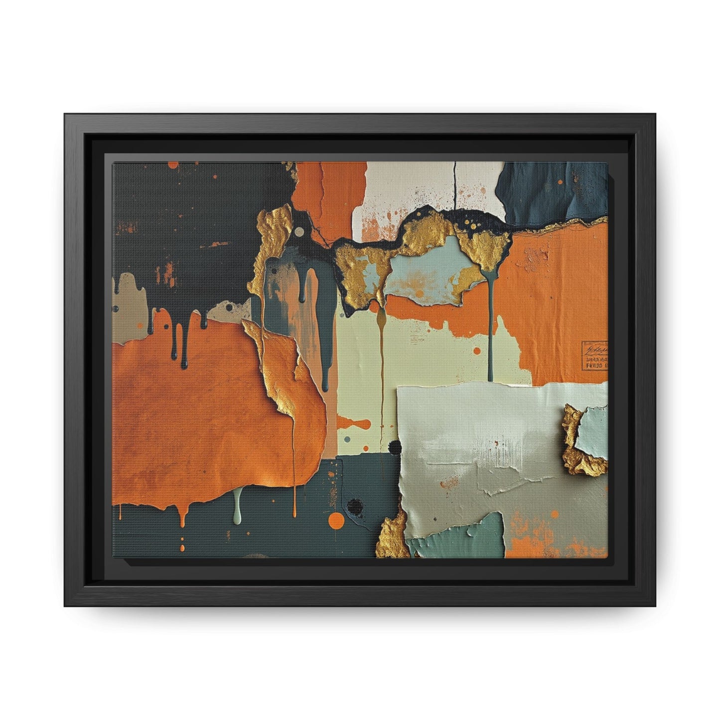 Matte Canvas, Framed (Multi-color)