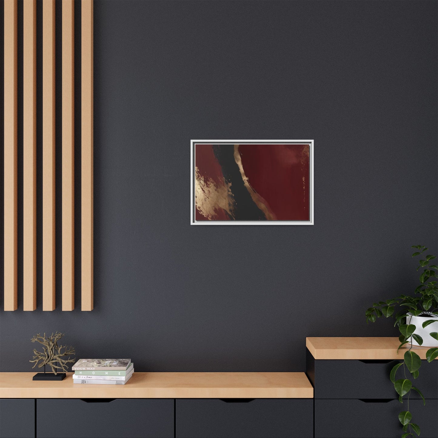 Matte Canvas, Framed (Multi-color)