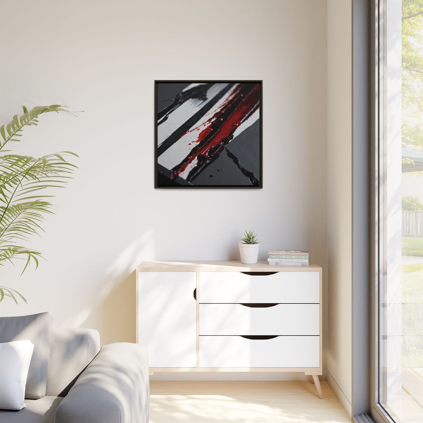 Matte Canvas, Framed (Multi-color)