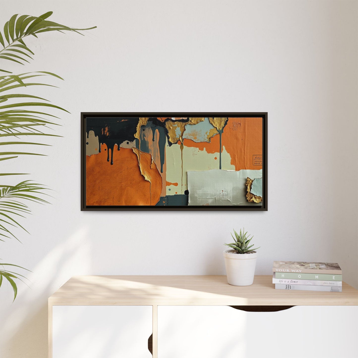 Matte Canvas, Framed (Multi-color)