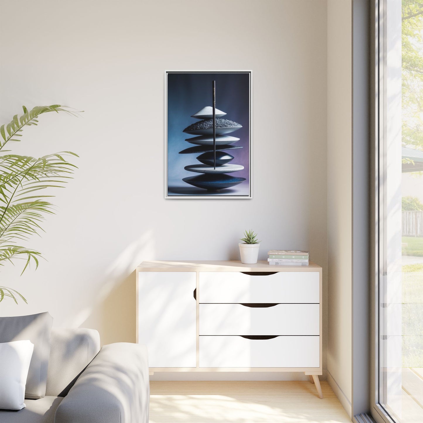 Matte Canvas, Framed (Multi-color)