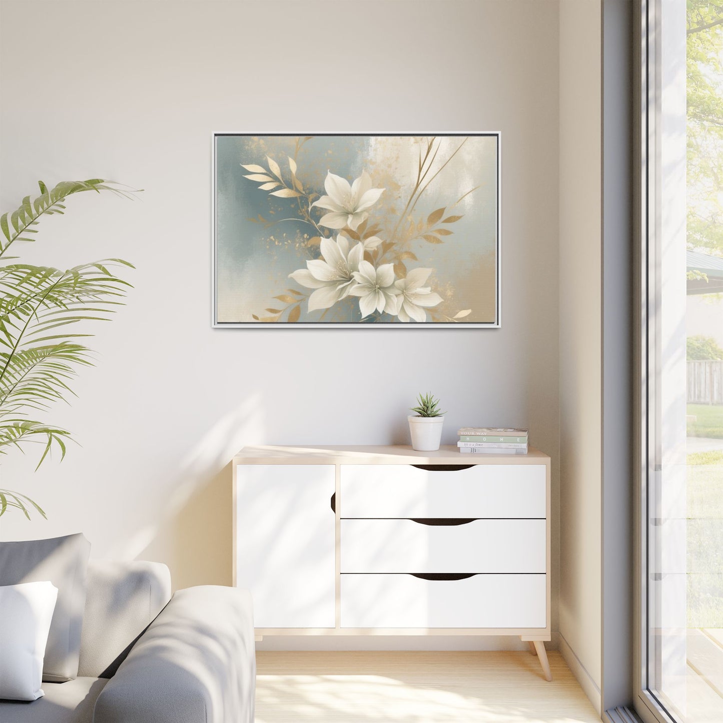 Matte Canvas, Framed (Multi-color)