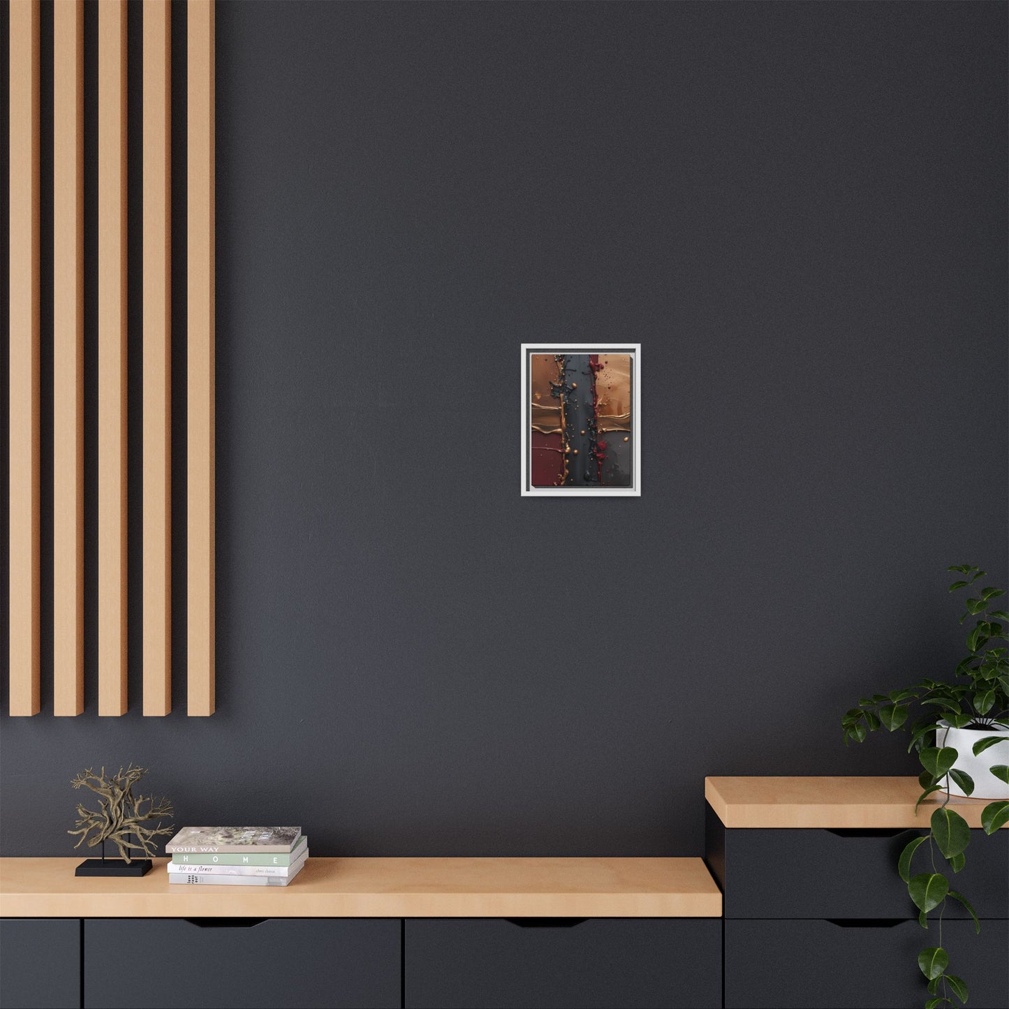 Matte Canvas, Framed (Multi-color)