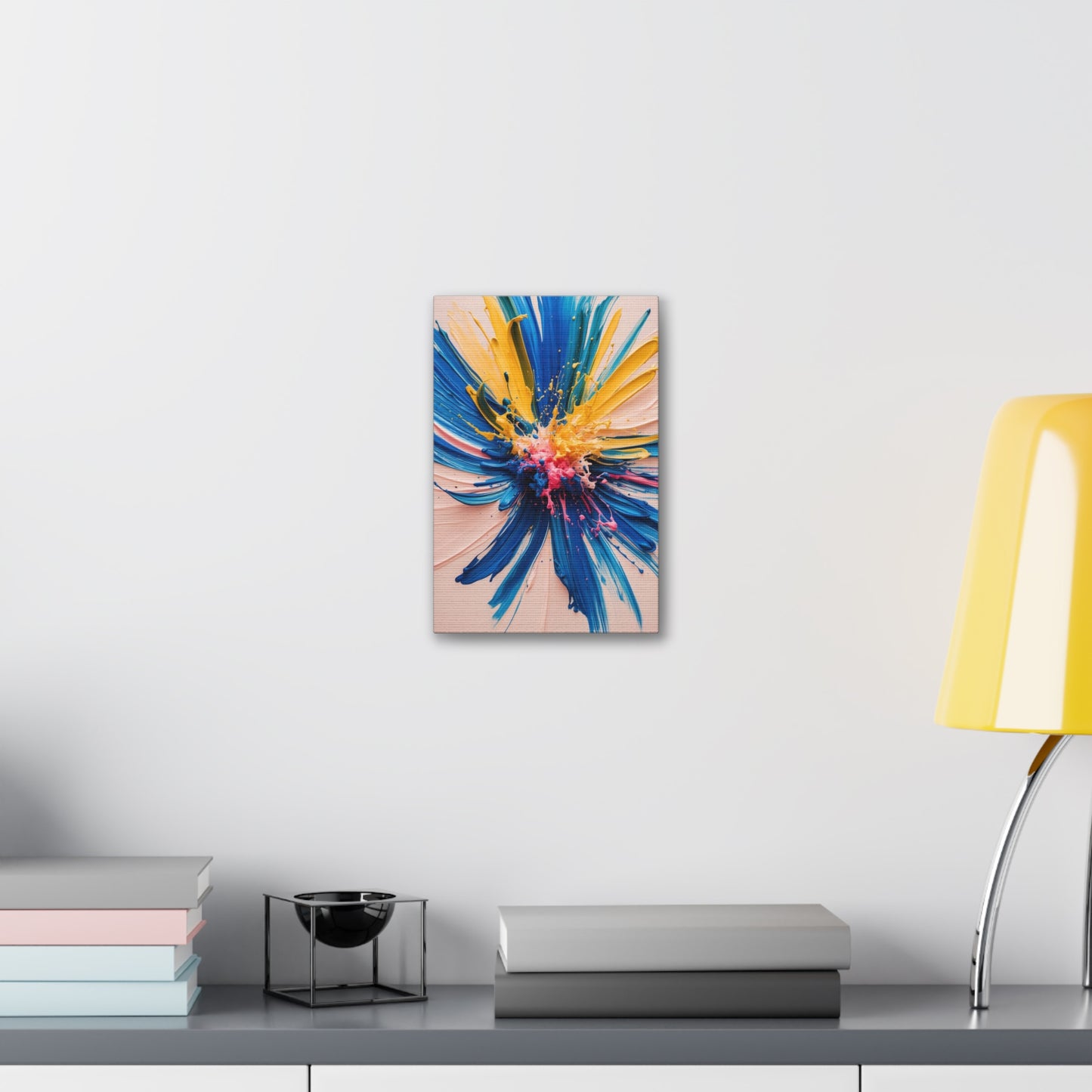 Vibrant Abstract Canvas Art - Color Explosion Wall Decor