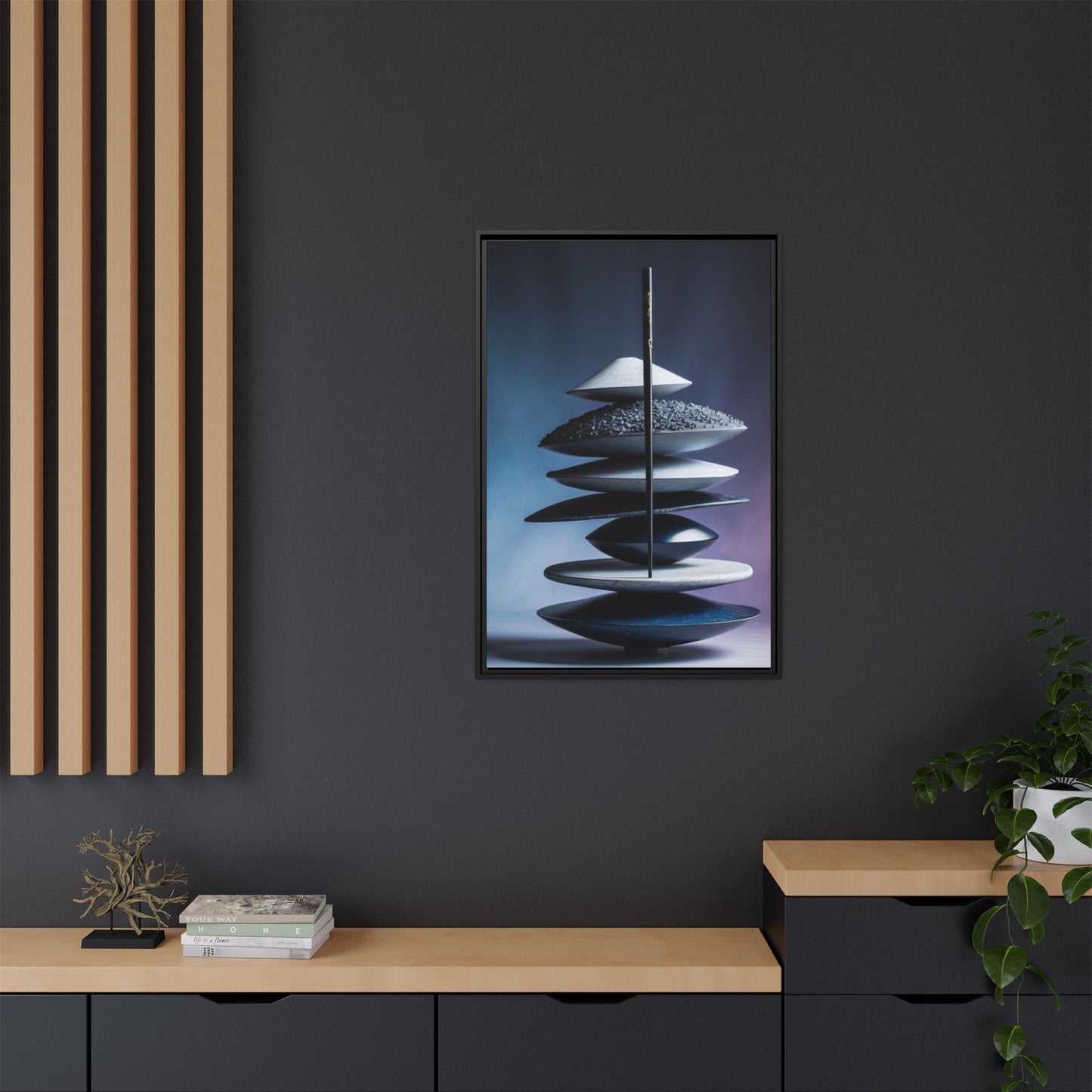 Matte Canvas, Framed (Multi-color)