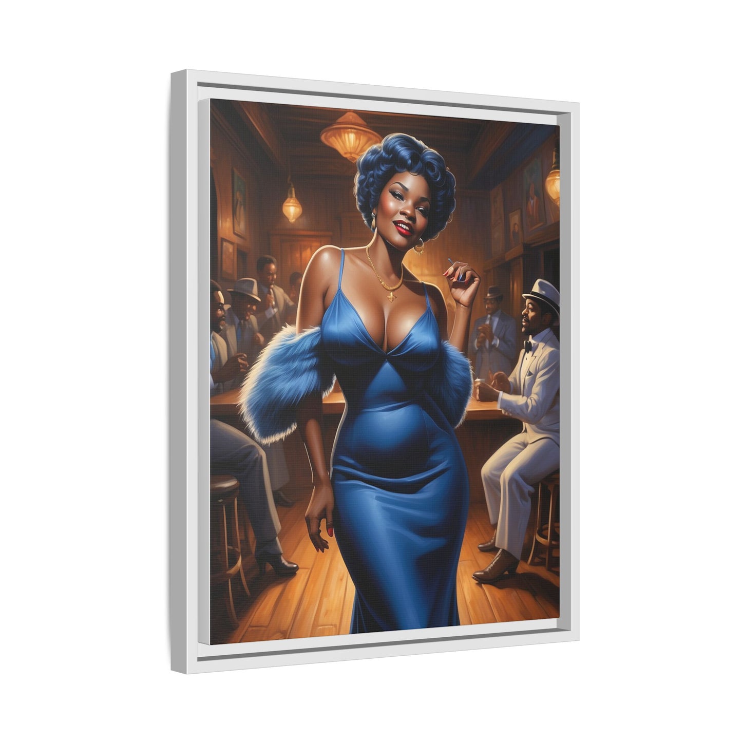 Matte Canvas, Framed (Multi-color)