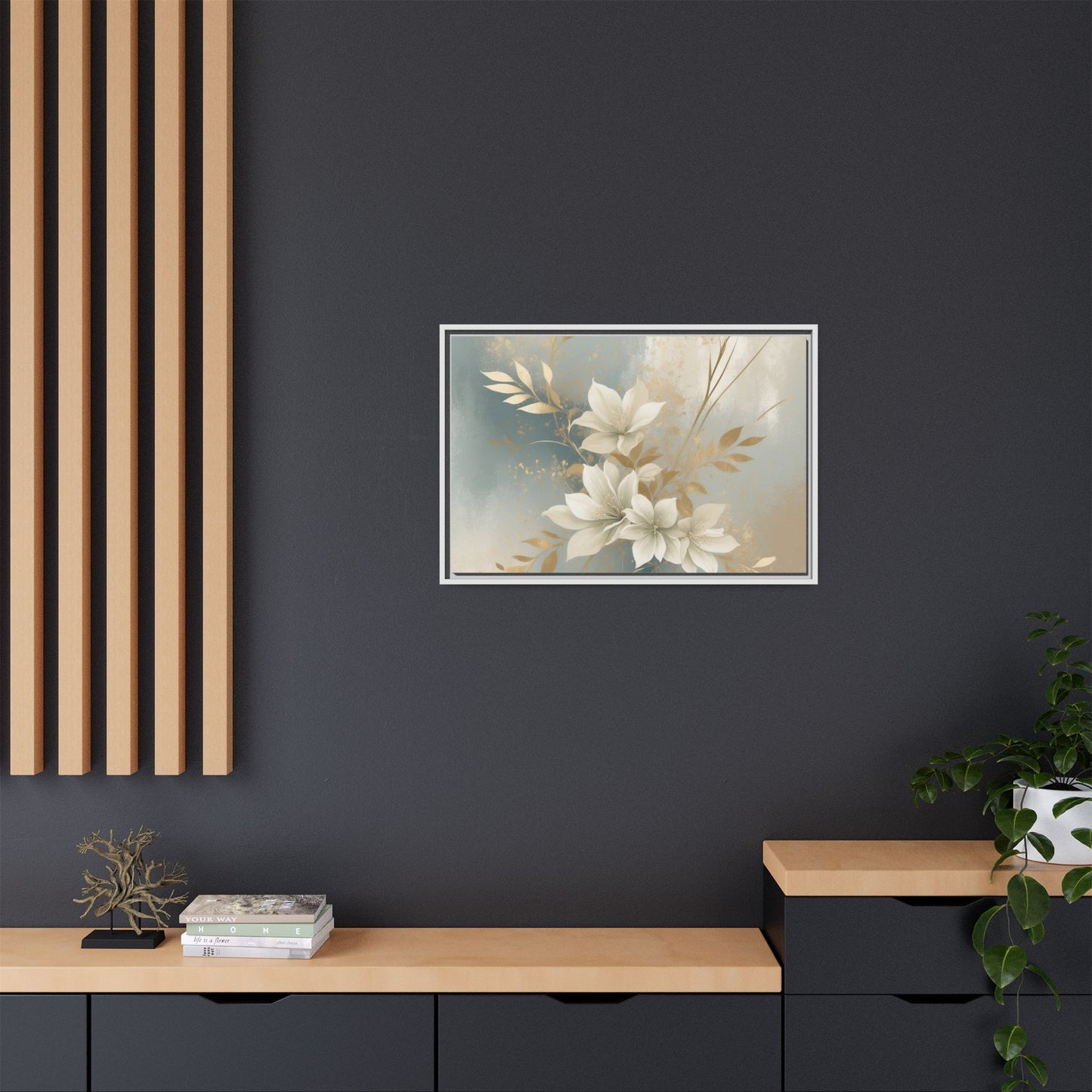 Matte Canvas, Framed (Multi-color)
