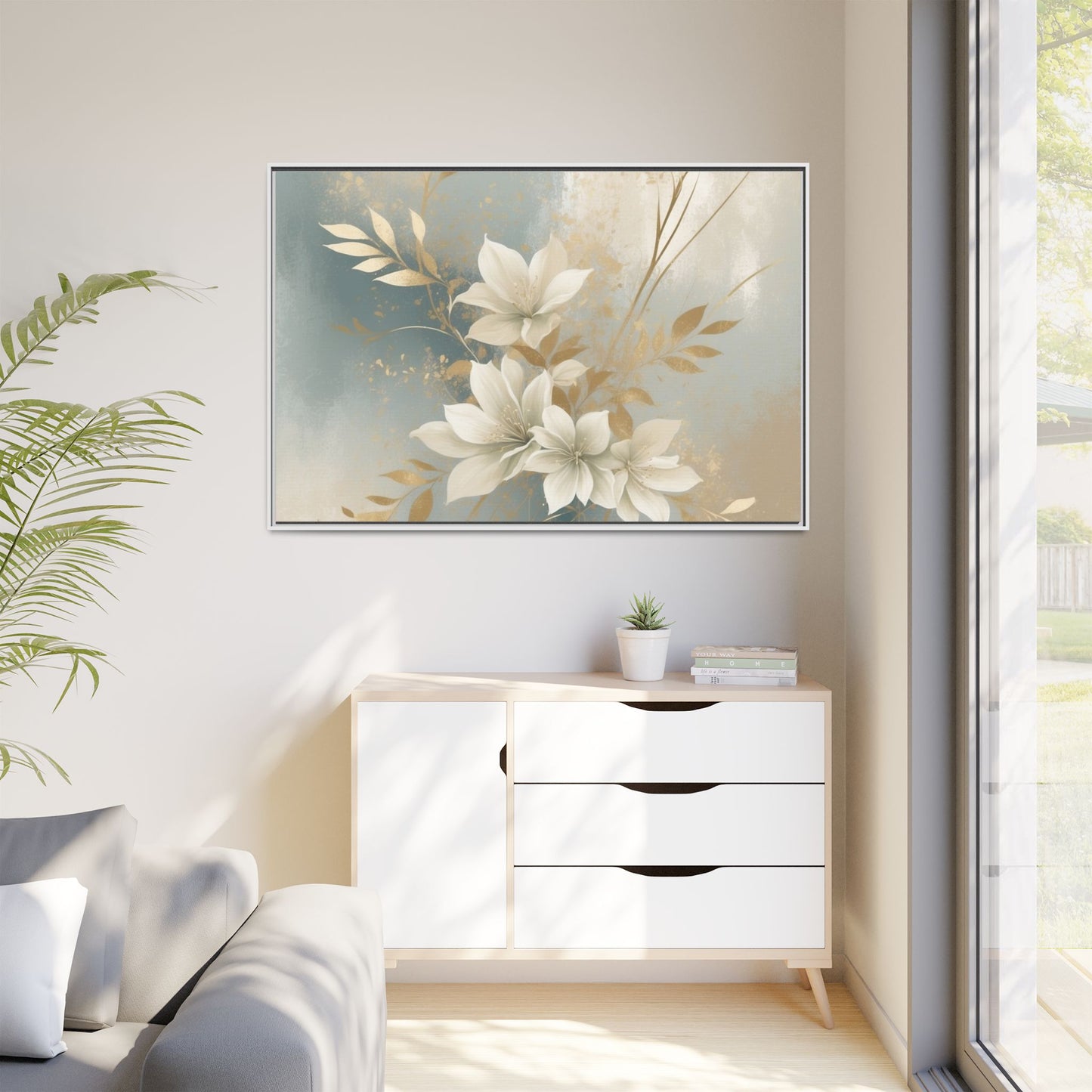 Matte Canvas, Framed (Multi-color)