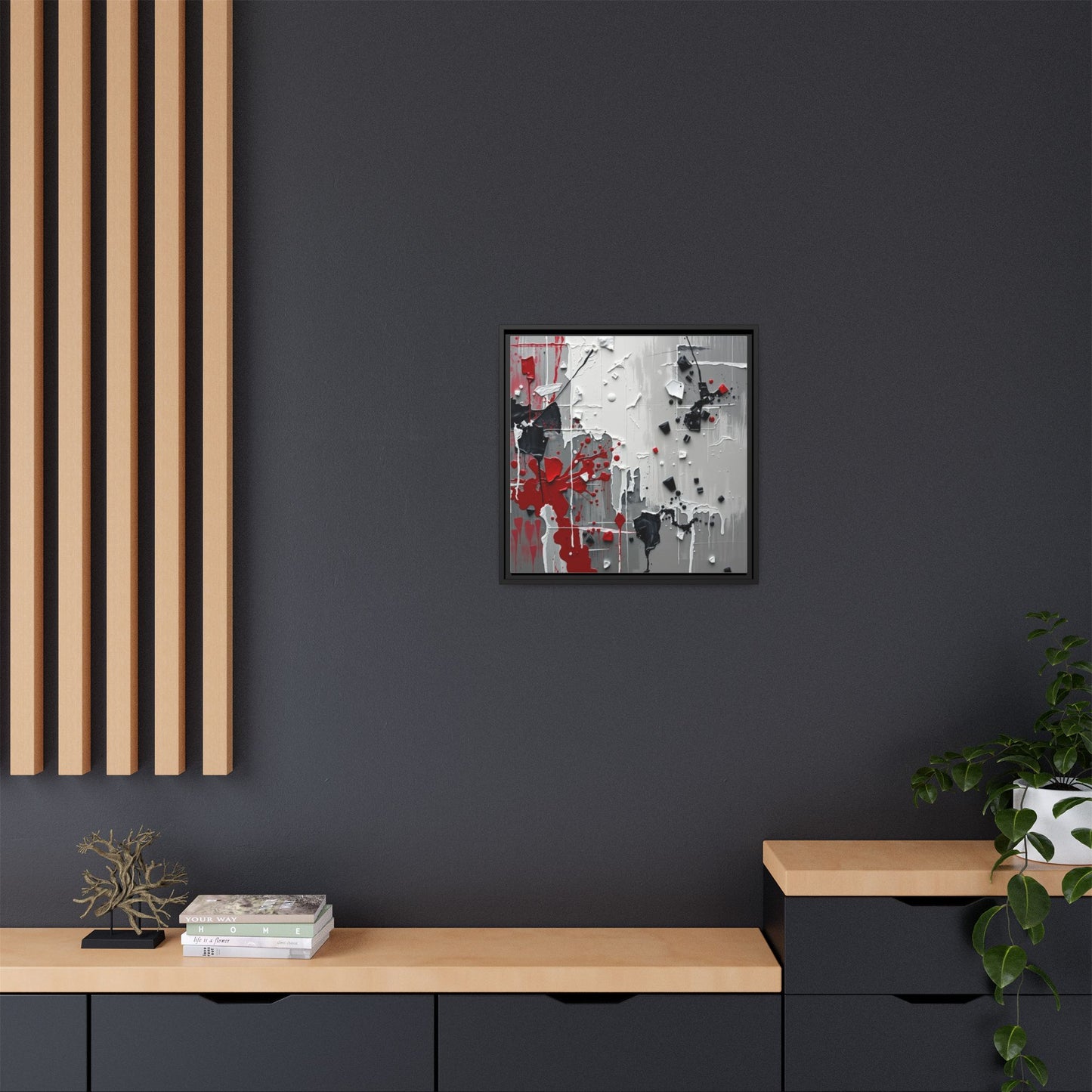 Matte Canvas, Framed (Multi-color)
