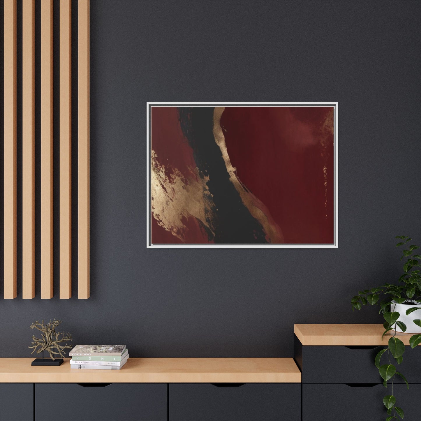 Matte Canvas, Framed (Multi-color)