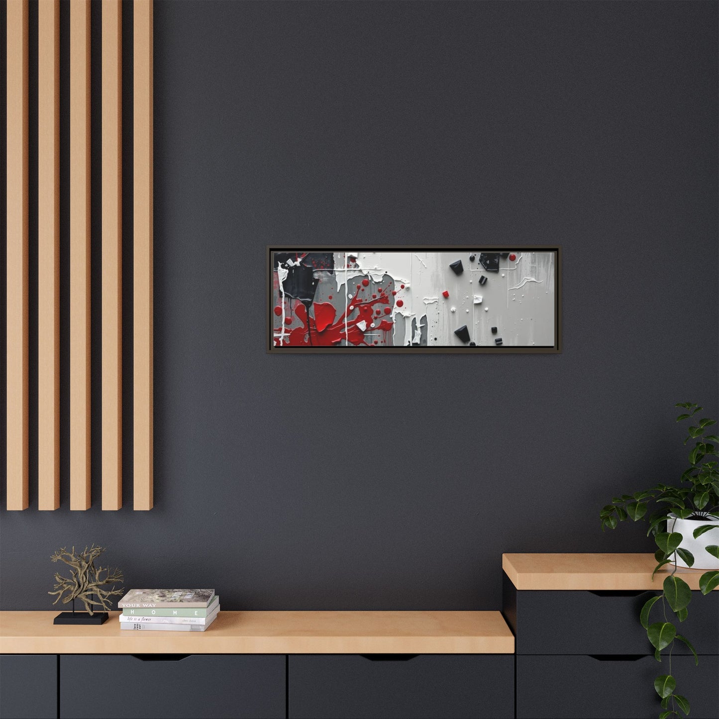 Matte Canvas, Framed (Multi-color)