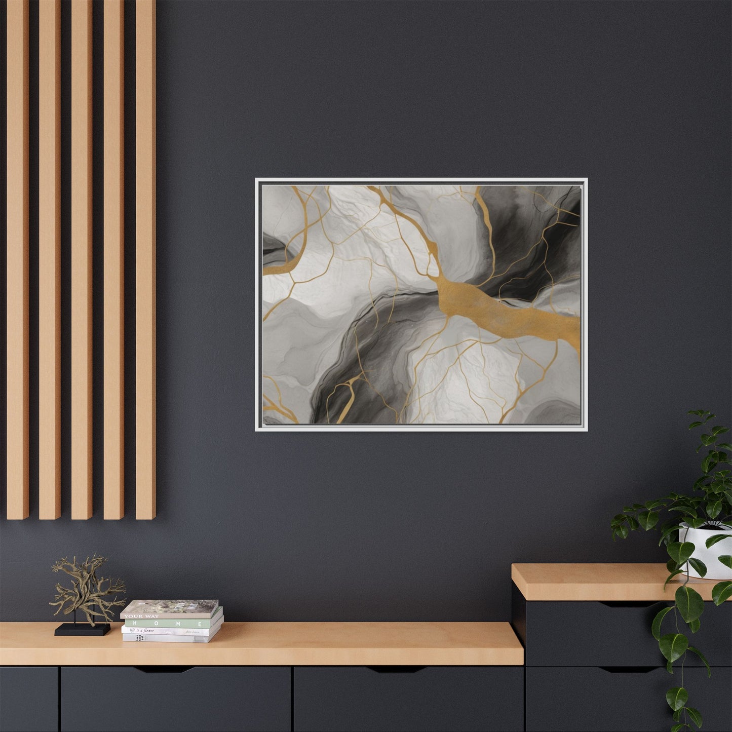 Matte Canvas, Framed (Multi-color)