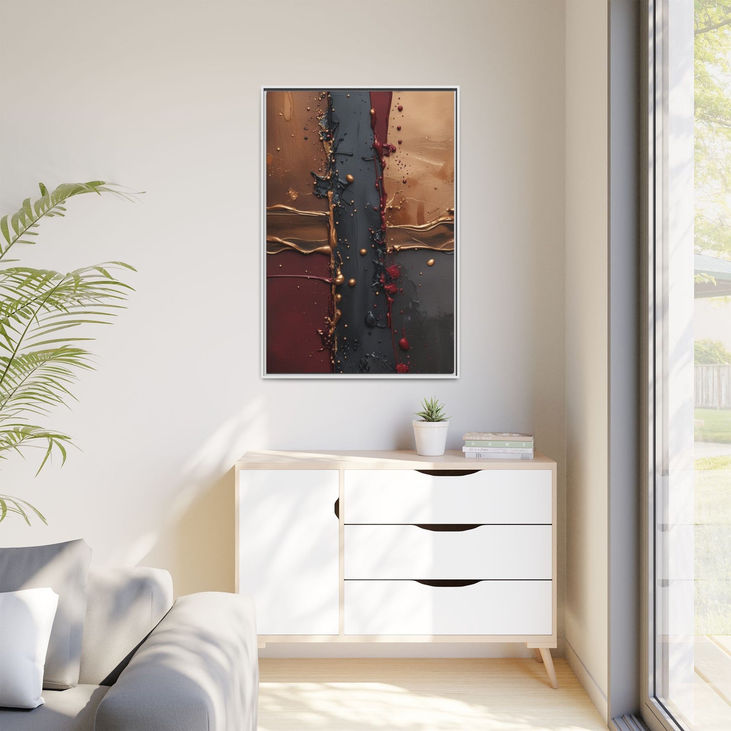 Matte Canvas, Framed (Multi-color)