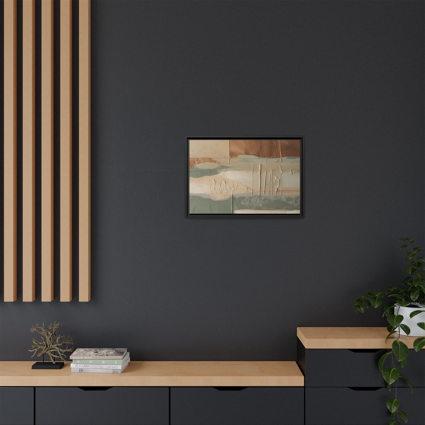 Matte Canvas, Framed (Multi-color)