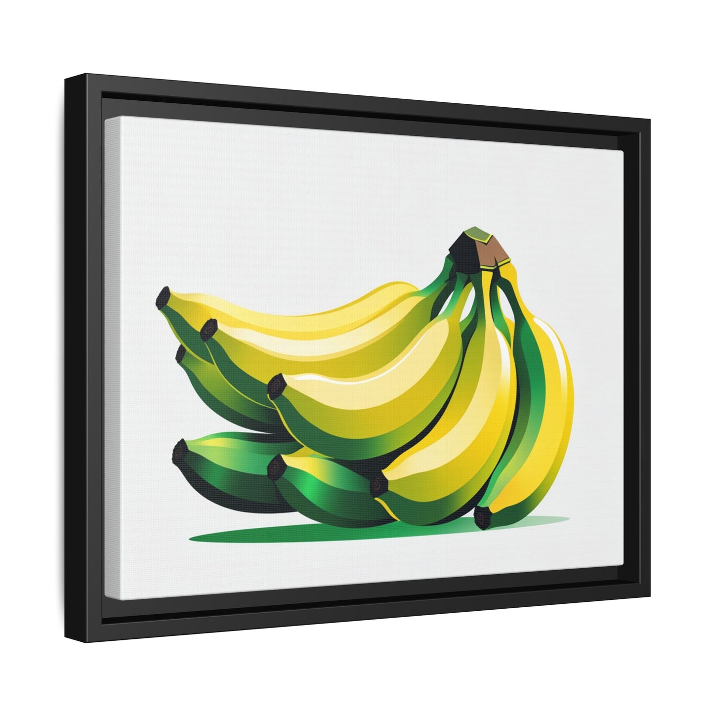 Banana Bunch Framed Matte Canvas Wall Art