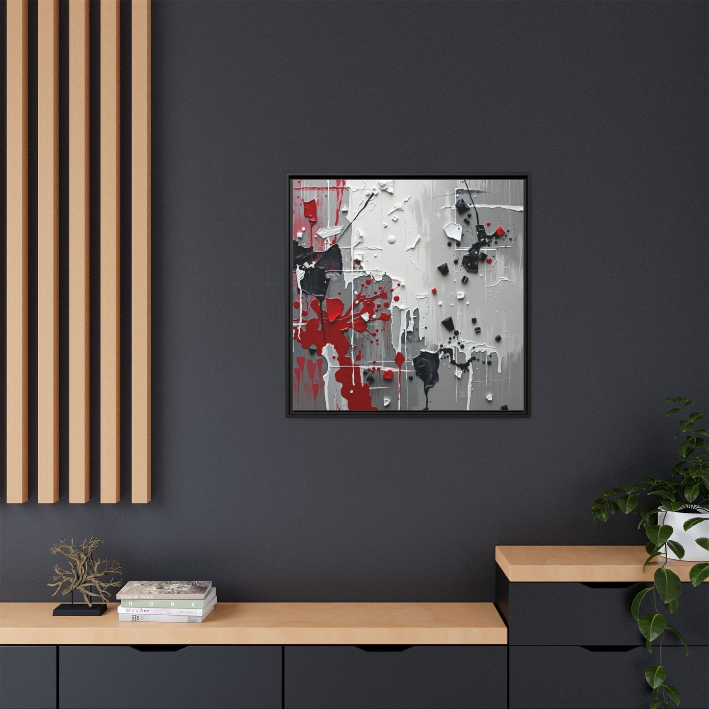 Matte Canvas, Framed (Multi-color)