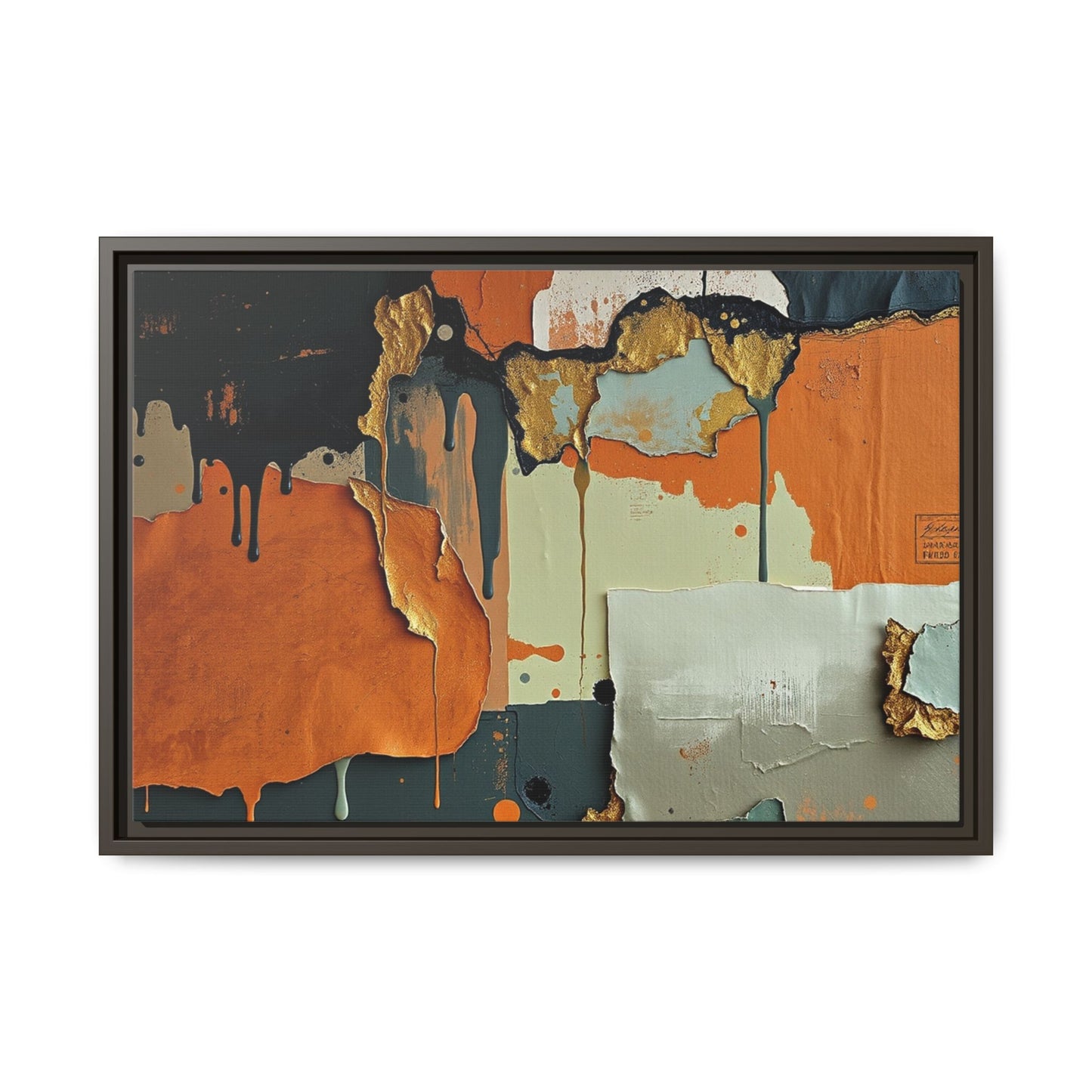 Matte Canvas, Framed (Multi-color)