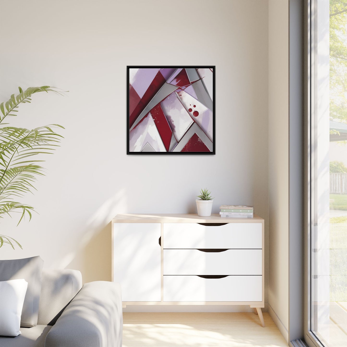 Matte Canvas, Framed (Multi-color)