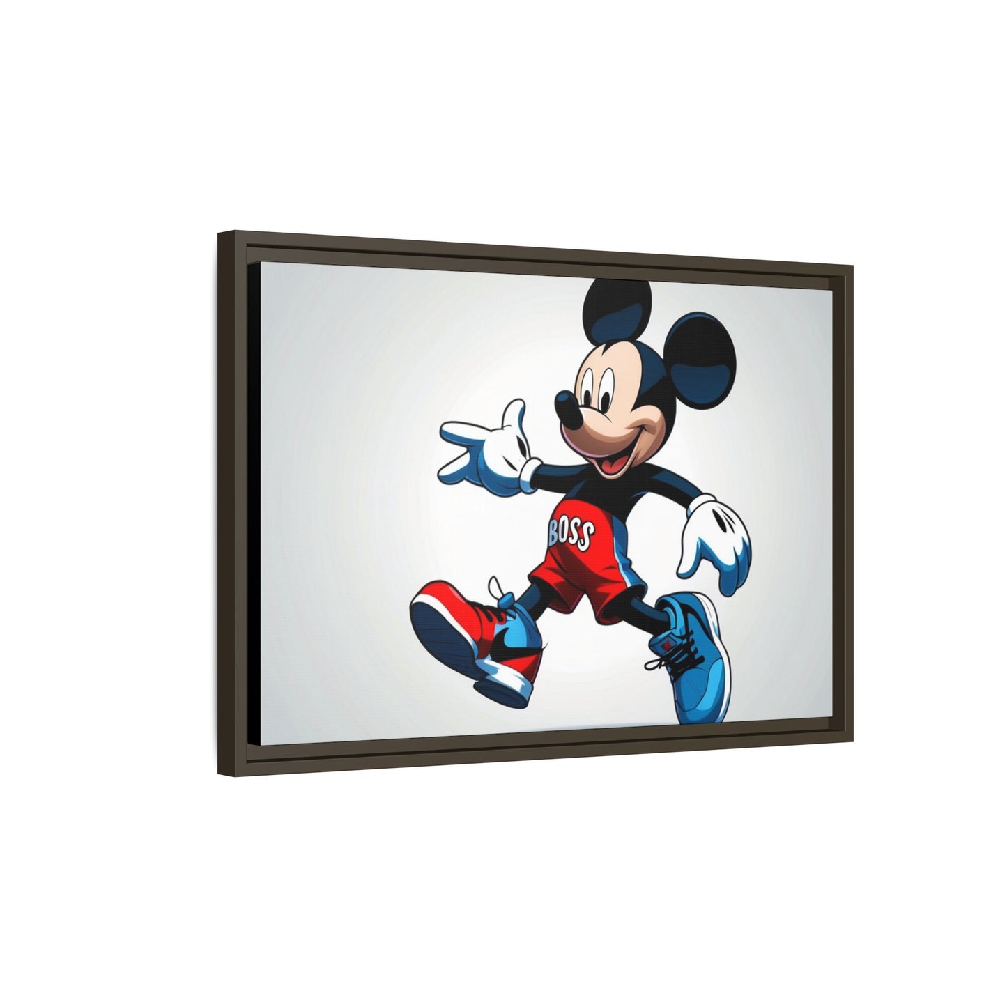 Mickey Mouse Boss Framed Canvas Art
