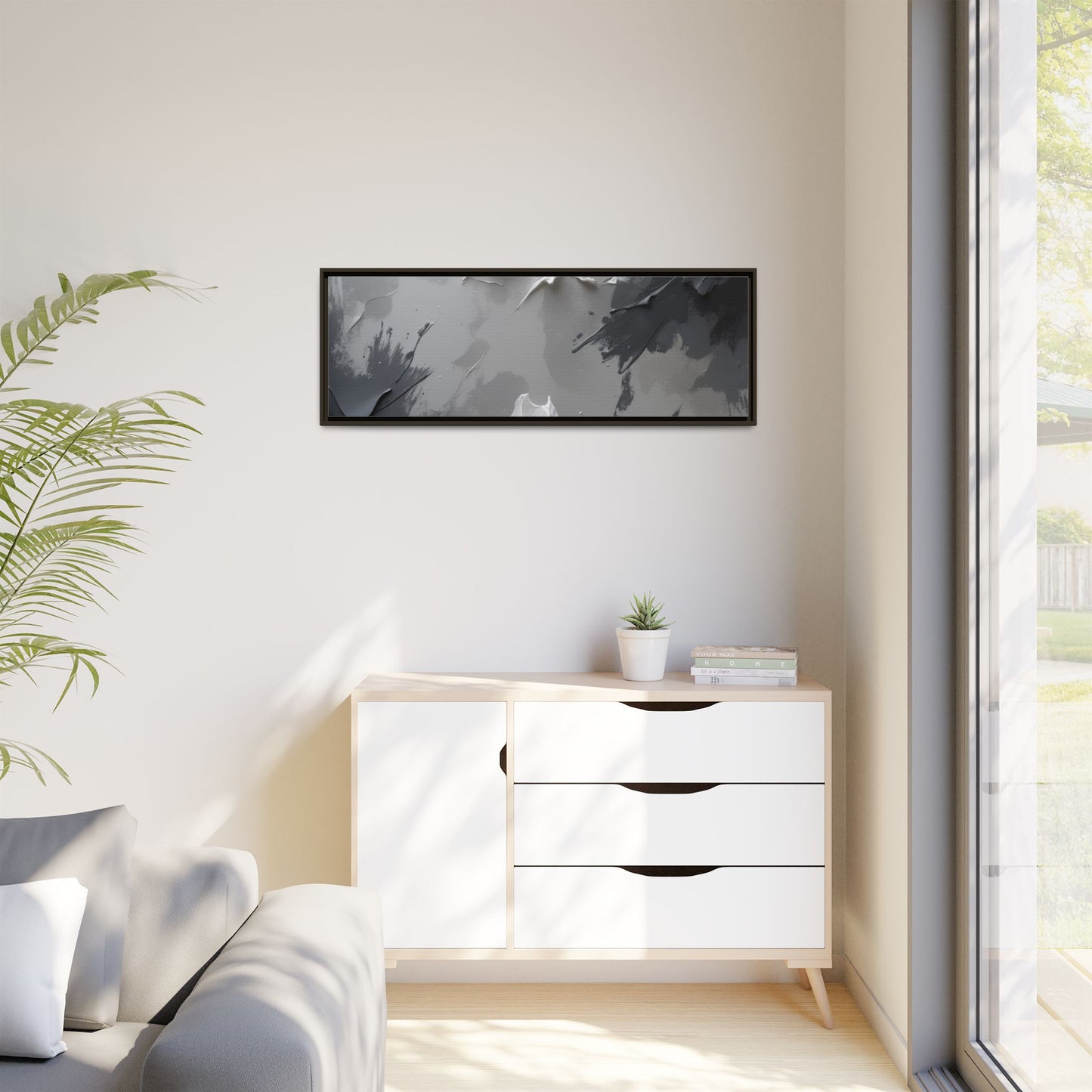 Matte Canvas, Framed (Multi-color)