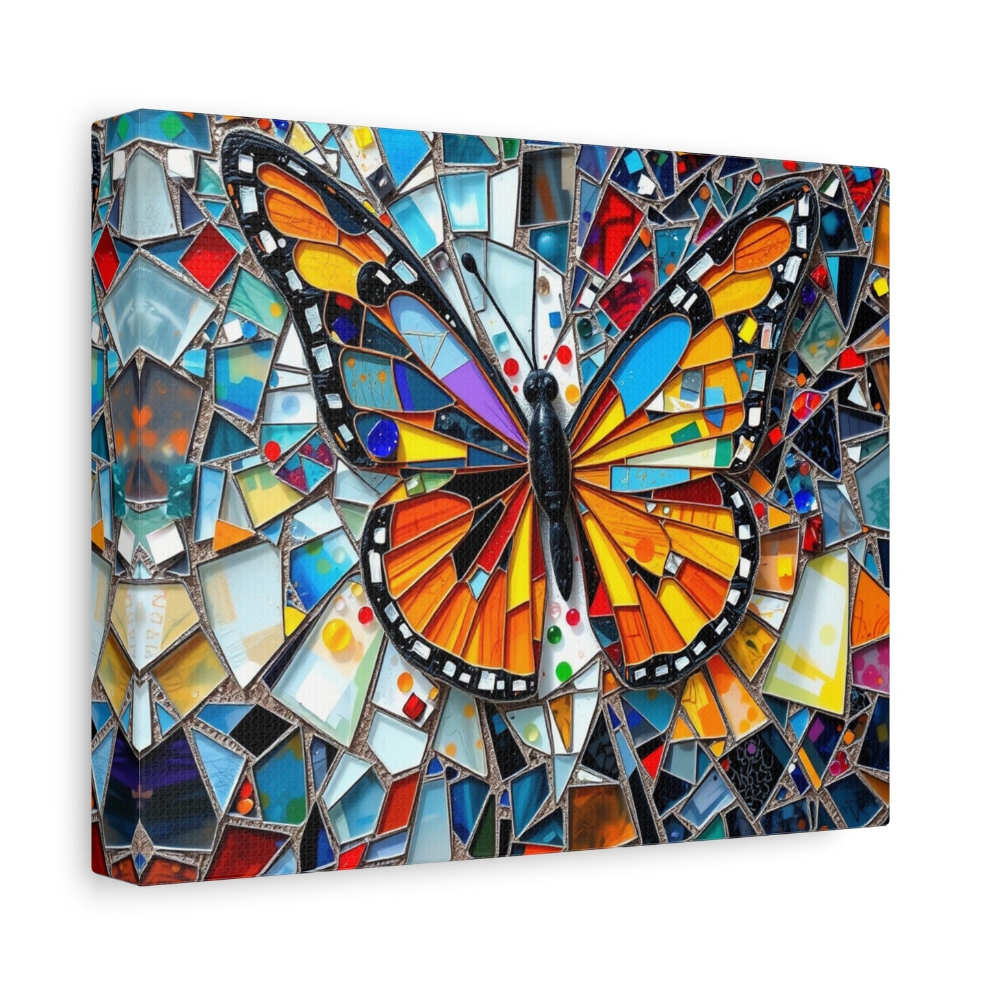 Wings of Renewal: Mosaic Butterfly Dream