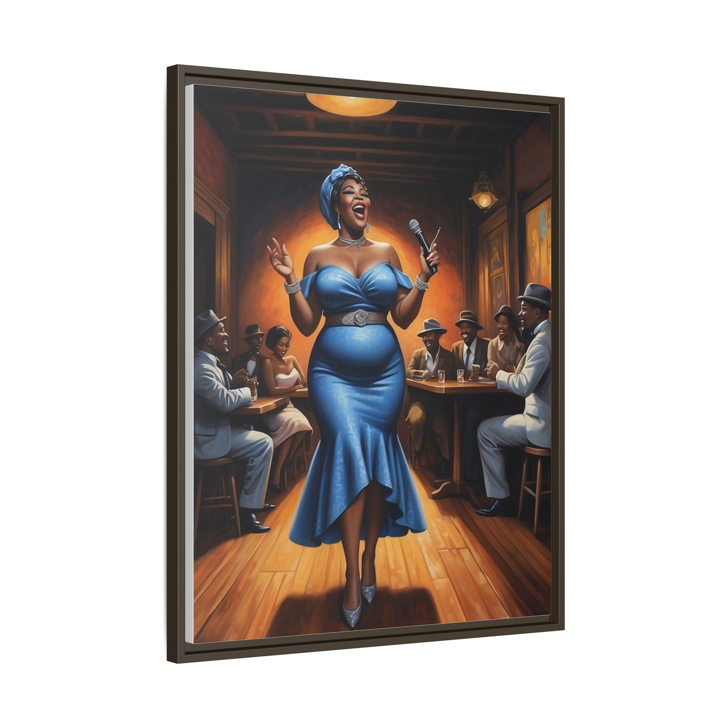 Matte Canvas, Framed (Multi-color)