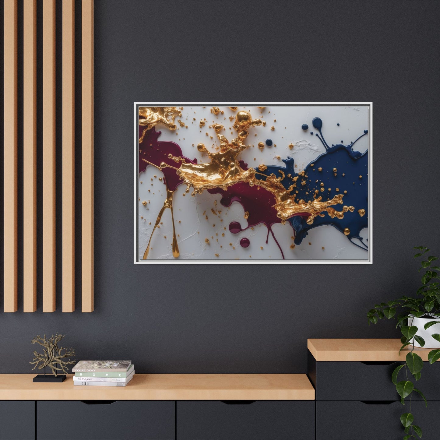 Matte Canvas, Framed (Multi-color)