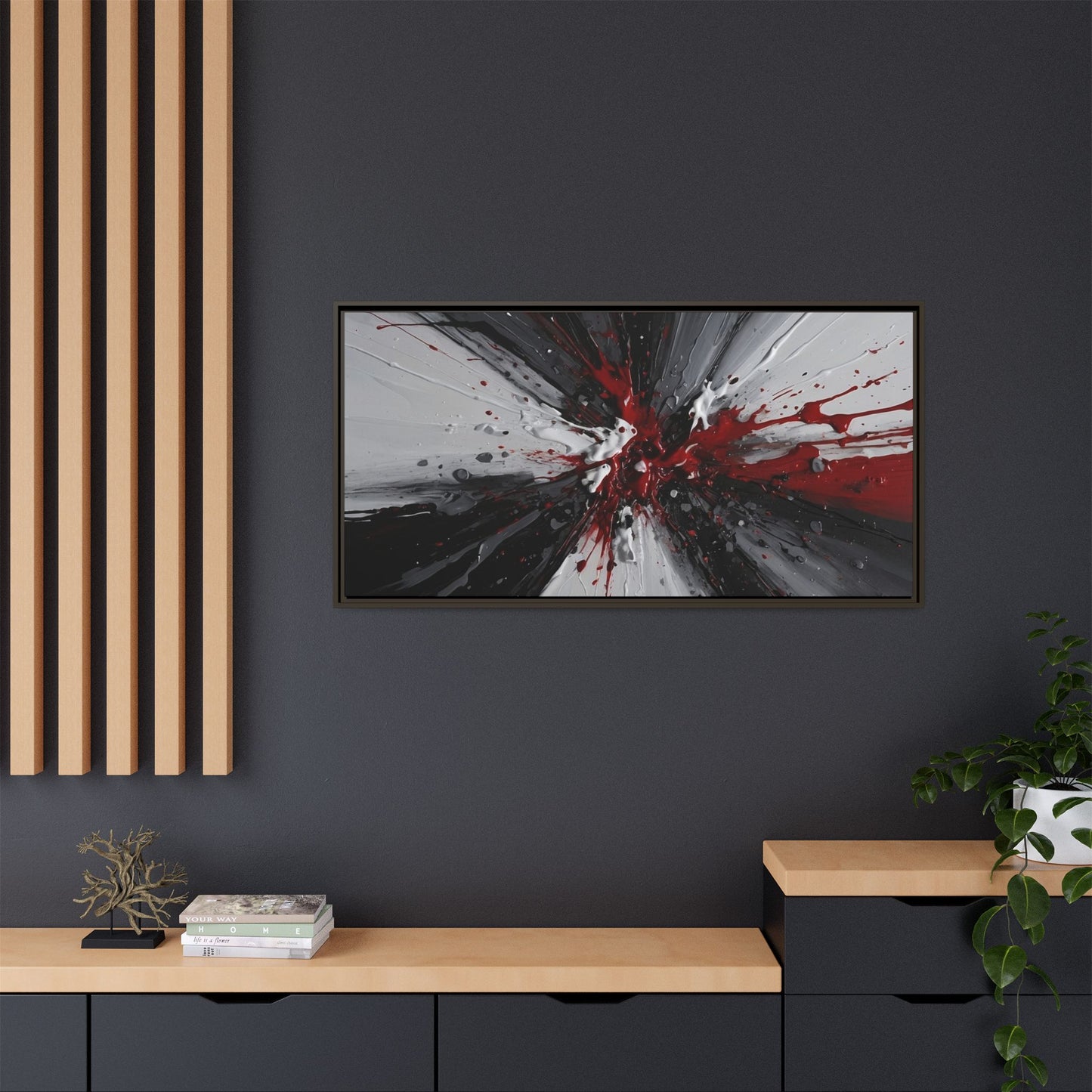 Matte Canvas, Framed (Multi-color)