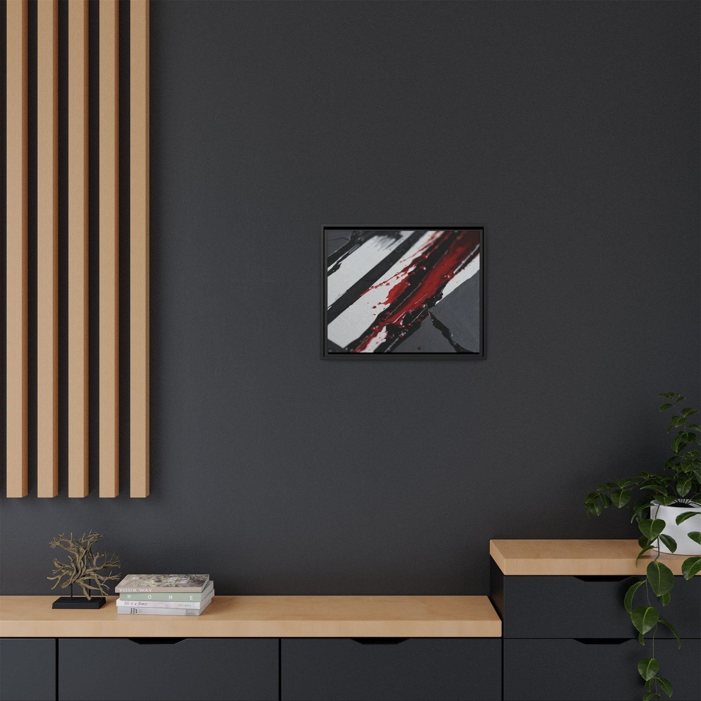 Matte Canvas, Framed (Multi-color)