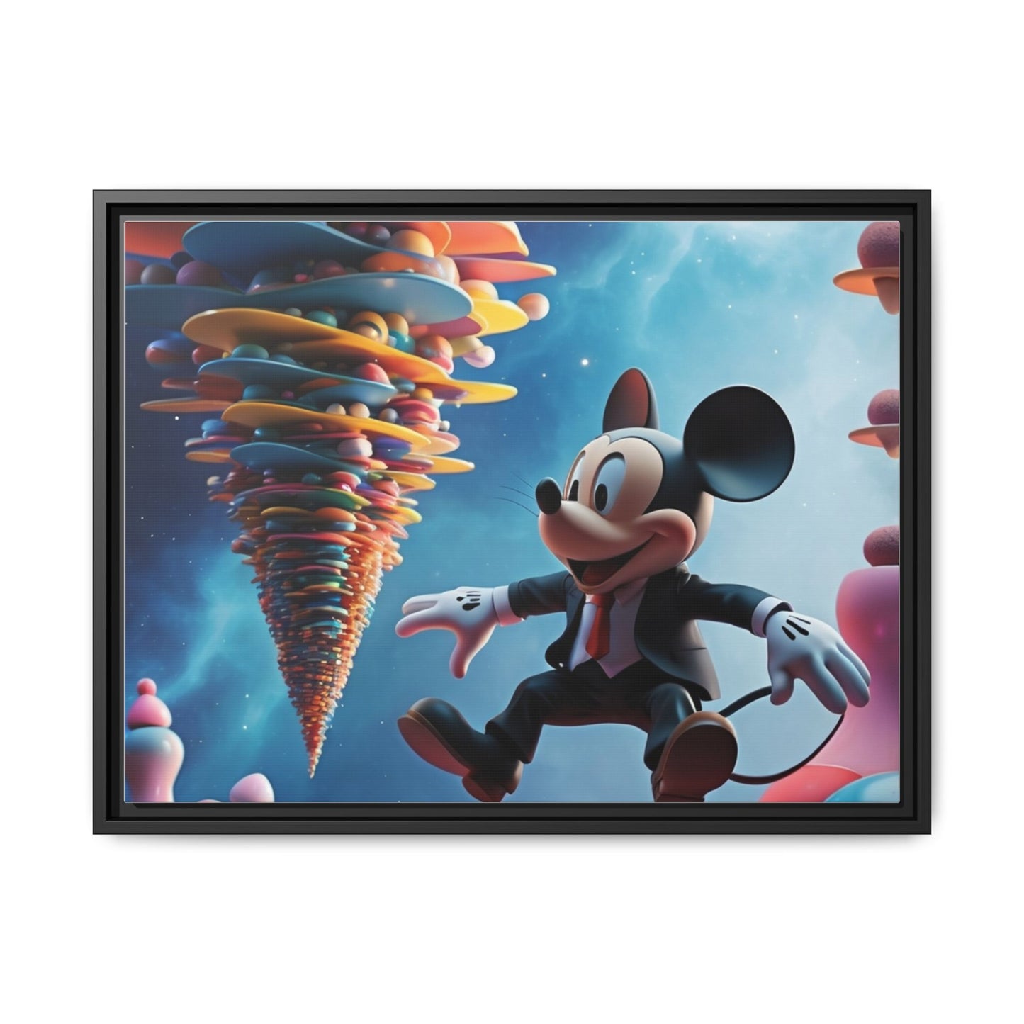 Matte Canvas, Framed (Multi-color)