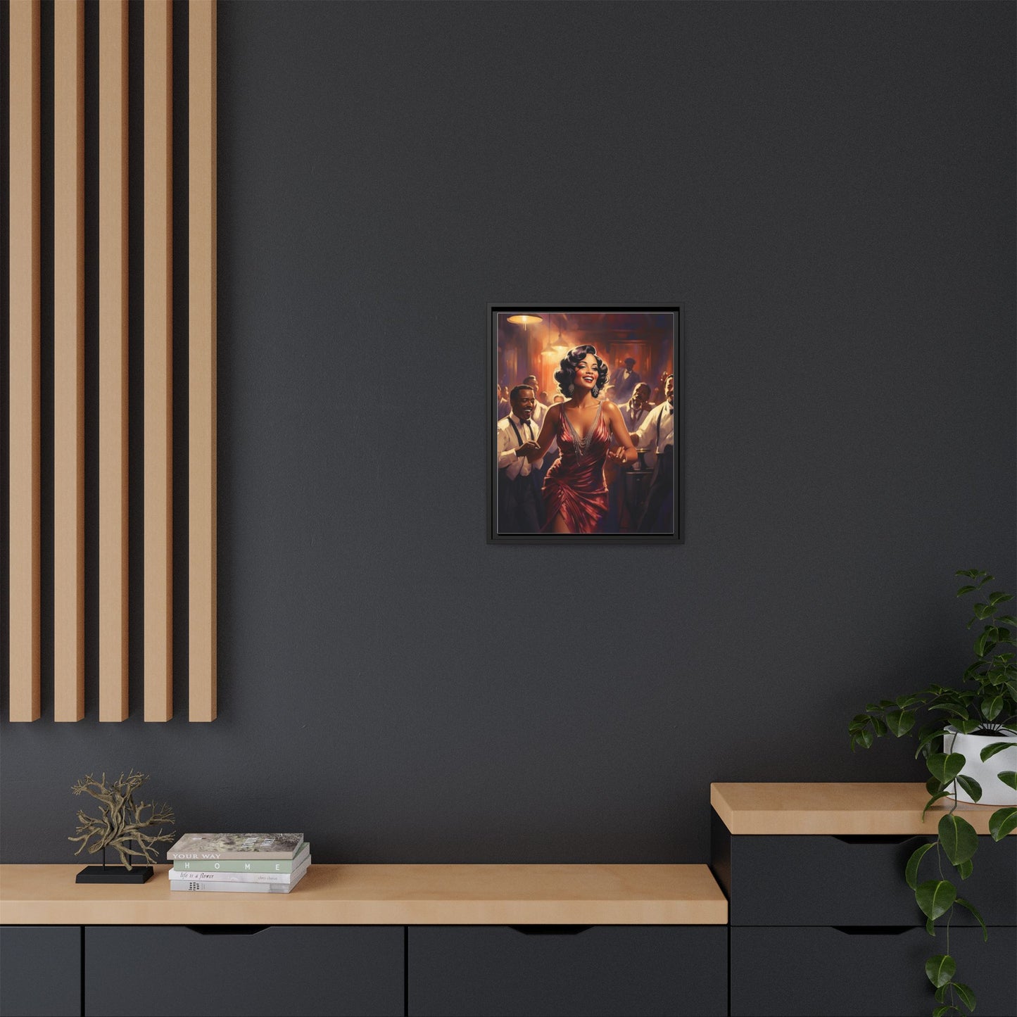 Matte Canvas, Framed (Multi-color)