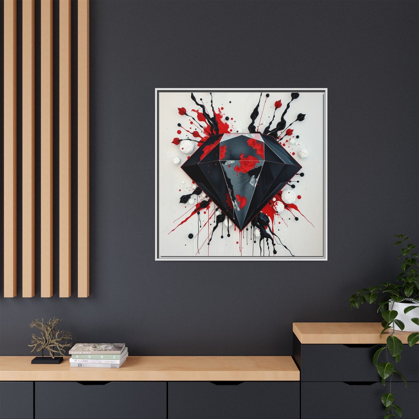 Matte Canvas, Framed (Multi-color)