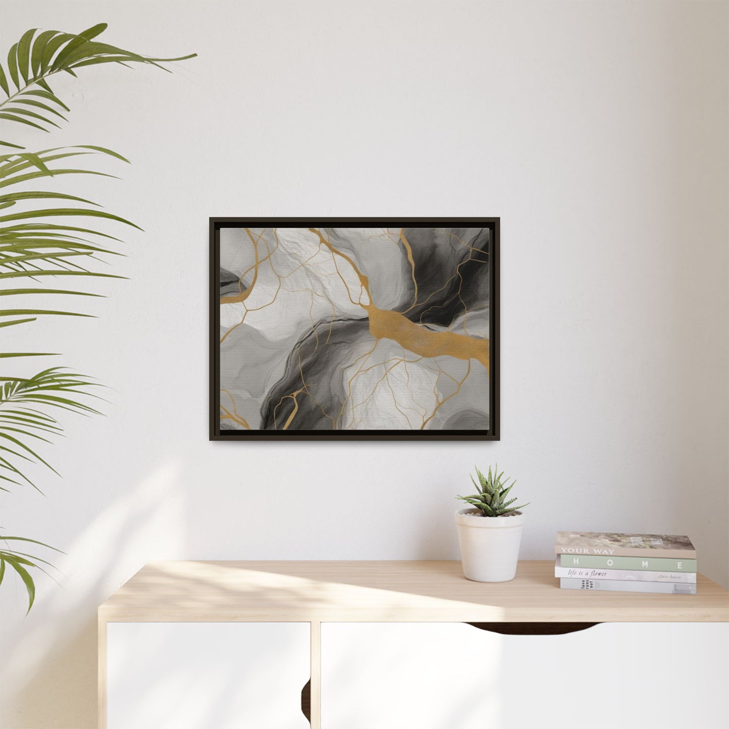 Matte Canvas, Framed (Multi-color)