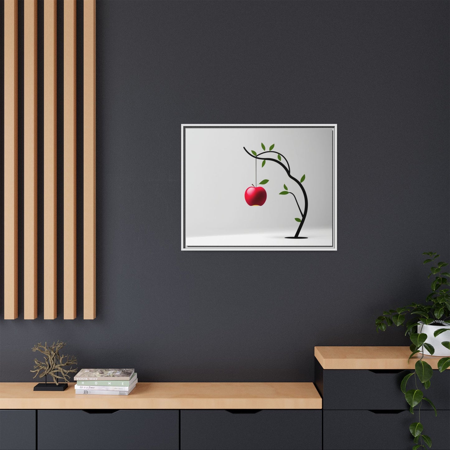 Matte Canvas, Framed (Multi-color)