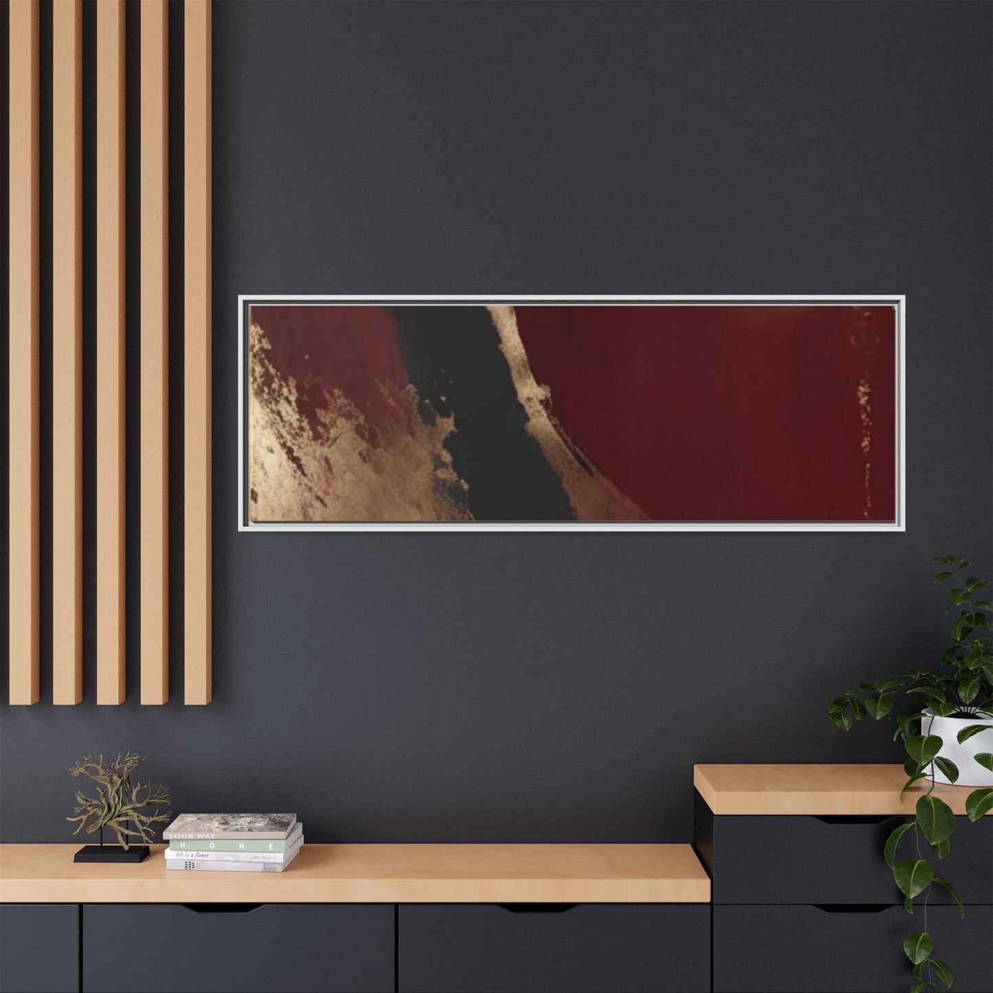 Matte Canvas, Framed (Multi-color)