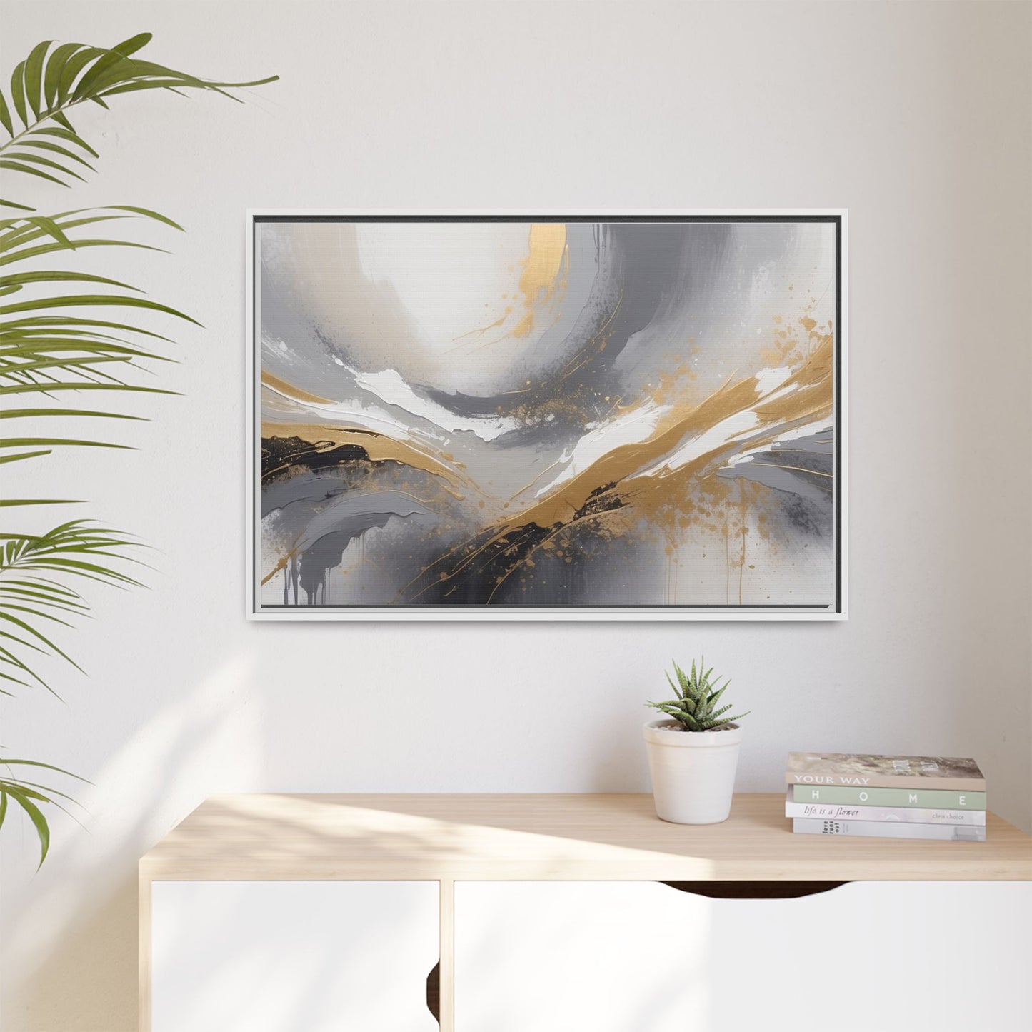Matte Canvas, Framed (Multi-color)