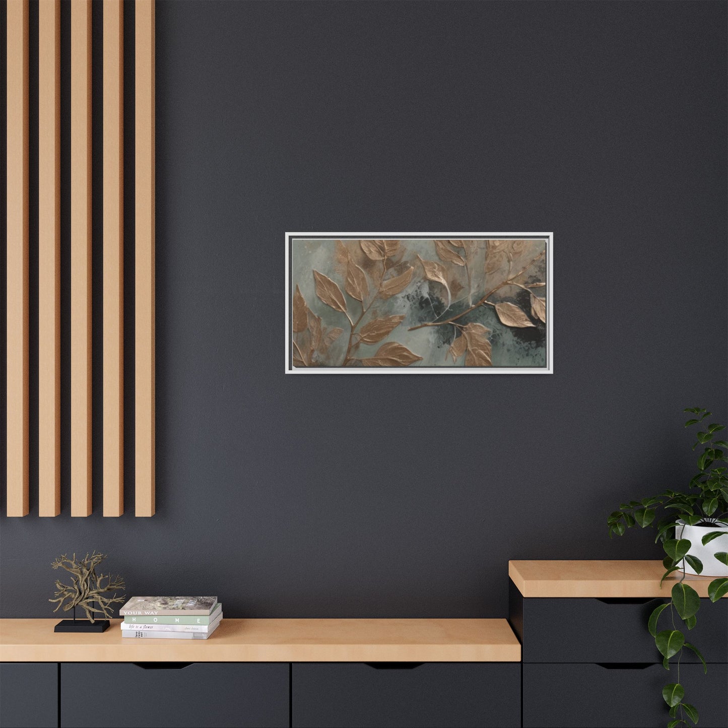 Matte Canvas, Framed (Multi-color)