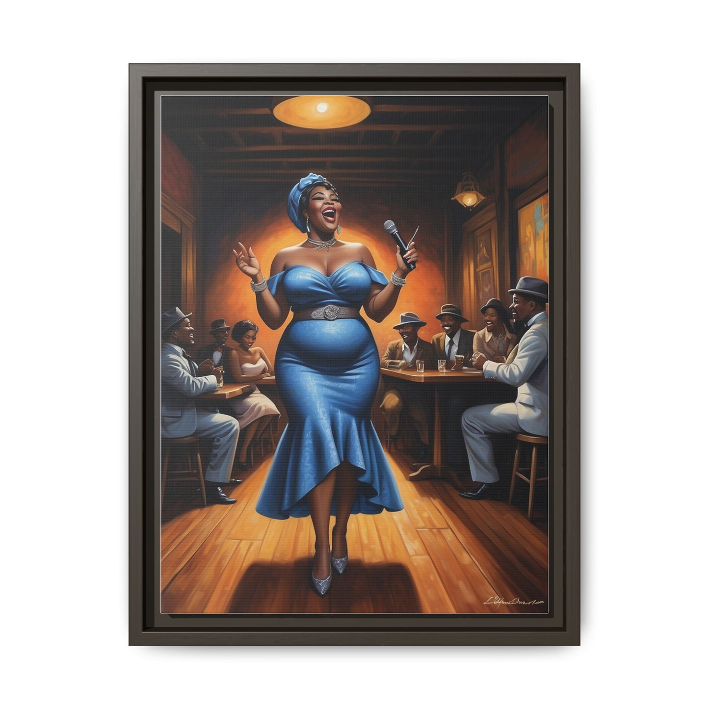 Matte Canvas, Framed (Multi-color)