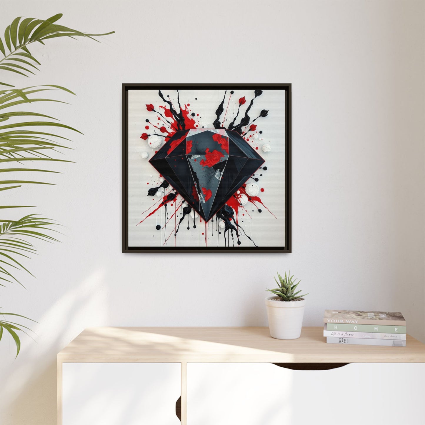 Matte Canvas, Framed (Multi-color)