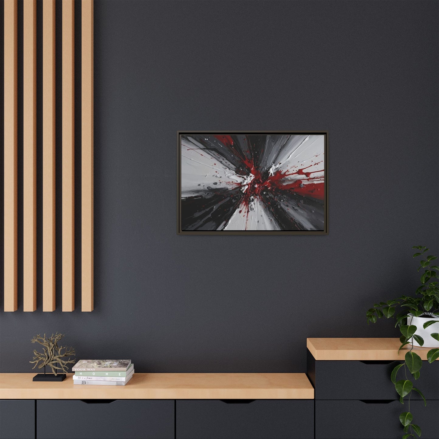 Matte Canvas, Framed (Multi-color)